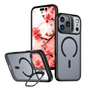 Hidden Metal Stand Protective iPhone Cases Cover