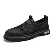 Hollow Out Slip on Men's Loafers