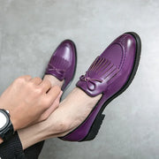 Men Leather Slip On Shoes