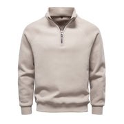 Men Winter Thermal Sweater Cotton Zipper Top