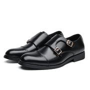 Men's Double Buckle Brogues Shoes