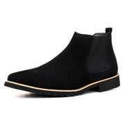 Nubuck Leather Ankle Boots for Mens