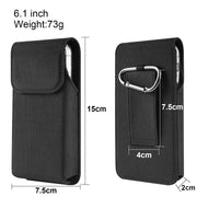 Nylon Belt Clip Phone Case Man Waist Bag For Phone