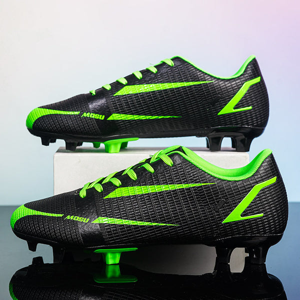 Outdoor Men Soccer Shoes Adult Kids Long Spikes Football Boots