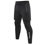 Running Pants Double Layer Pant With Pockets Trousers
