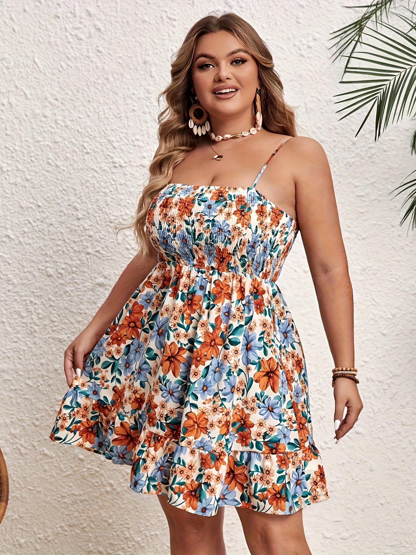 Plus Size Floral Women Sling Dress 4XL – Come4Buy eShop