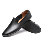 Simple Leather Men Loafers