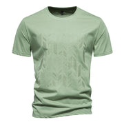 Summer Cool Cotton Blend T-shirt For Men