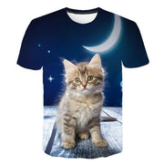 T-shirt 3D Cats Print Shirt