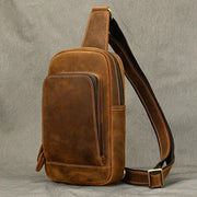 Світло-коричнева сумка через плече