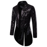 Men Court Tuxedo Suit Coats Party Long Jacket