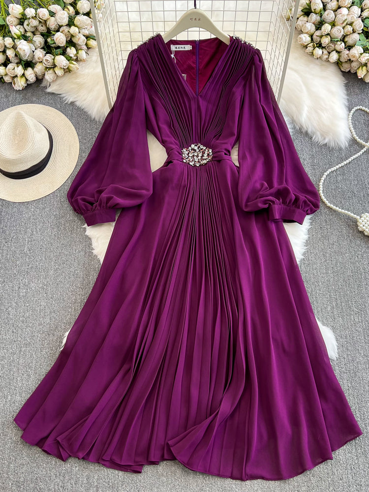 V Neck Chiffon Women Party Dresses – Come4Buy eShop