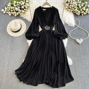 V Neck Chiffon Women Party Dresses