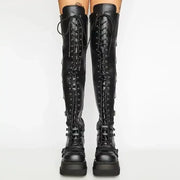Wedges Long Boots For Women Autumn Winter Over-the-knee Boots 