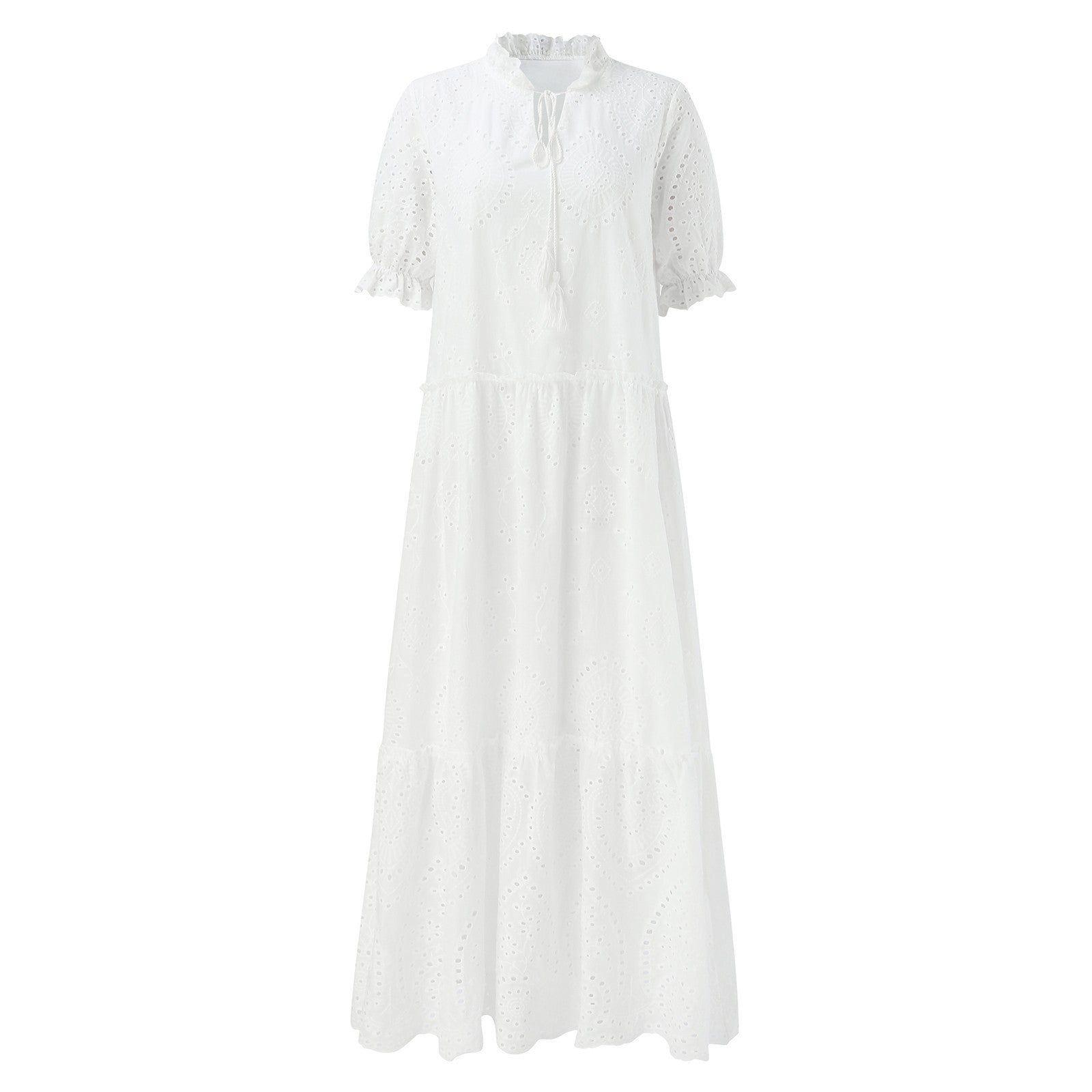 White Plus Size Ruffle Dress Come4Buy eShop White Plus Size Ruffle Dress Come4Buy eShop