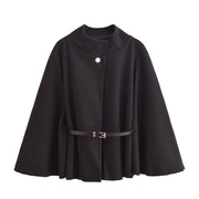 Woman Bat Sleeve Cape Cloaks Winter Coats