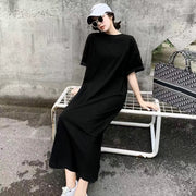 Simple And Casual Short Sleeve Dress For Women