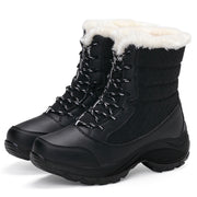 Women Wedges Waterproof Thigh Snow Boots