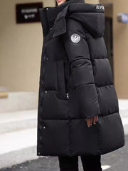 Women Winter Down Cotton Jacket Warm Thicken Hooded