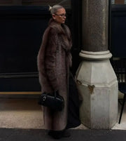 Women Winter Warm Faux Fur Overcoat