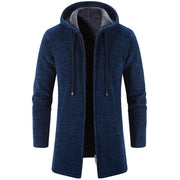 Warm Zipper Medium Long Cardigan Sweaters