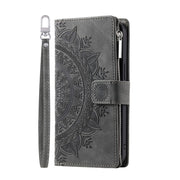 Luxury Zipper Wallet Case For IPhone Leather Card Slot Phone Bag