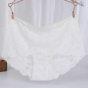 New style cotton lace sexy hot ladies lace plus size underwear soft lady briefs