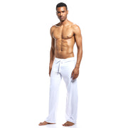 Сексуальные свободные брюки с завязками, удобные домашние фитнес-йога