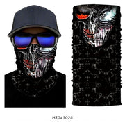 Magic Neck Face Mask Motorcycle Racing Ghost Skeleton