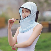 Ice silk hat female sun protection and UV protection sun hat