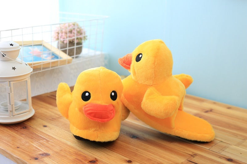 Cute Plush Little Yellow Duck Animal Slippers Come4Buy eShop