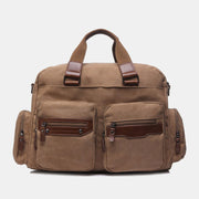 Çanta me 4 xhepa të përparmë, rezistente ndaj veshjes, rezistente ndaj veshjeve për burra, me kapacitet të madh 15.6 inç për laptop Çanta për krahë Çanta Messenger