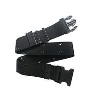 Tactical belte S utendørs svart trening sikkerhetsbevæpnet belte nylon CS