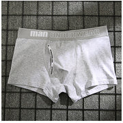 Cotton underpants male pure men panties shorts