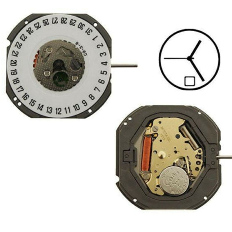 Watch Movement MIYOTA 1S13 Display at 6 00 Genuine Quartz