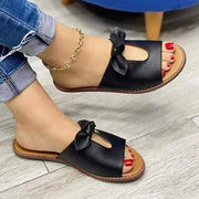 Fashion Bow Flat Sandals Sandals Comfortable Soft Bottom Shoes