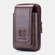 Leather Mini Waist Bag Fashion Black Phone Pera Cingulum Pera pro Women
