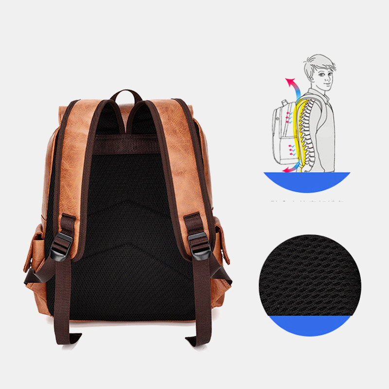 Men Multi-pocket Lightweight Breathable Decompression Design Backpack – Come4Buy eShop