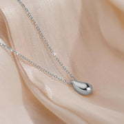 925 sterling silver necklace simpleng drop pendant