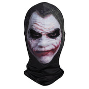 Joker Batman zaldun iluna Joker Hood Hood Halloween Txirrindularitza maskara