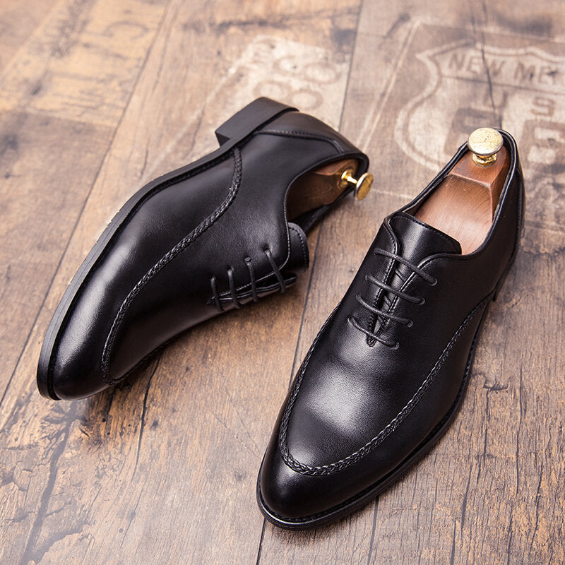 Tight Stitched Non Slip Lace Up Gentle Business Casual Men Dress Shoes – Come4Buy eShop