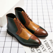 Модные мужские ботинки, винтажные британские вечерние оксфордские мужские ботинки