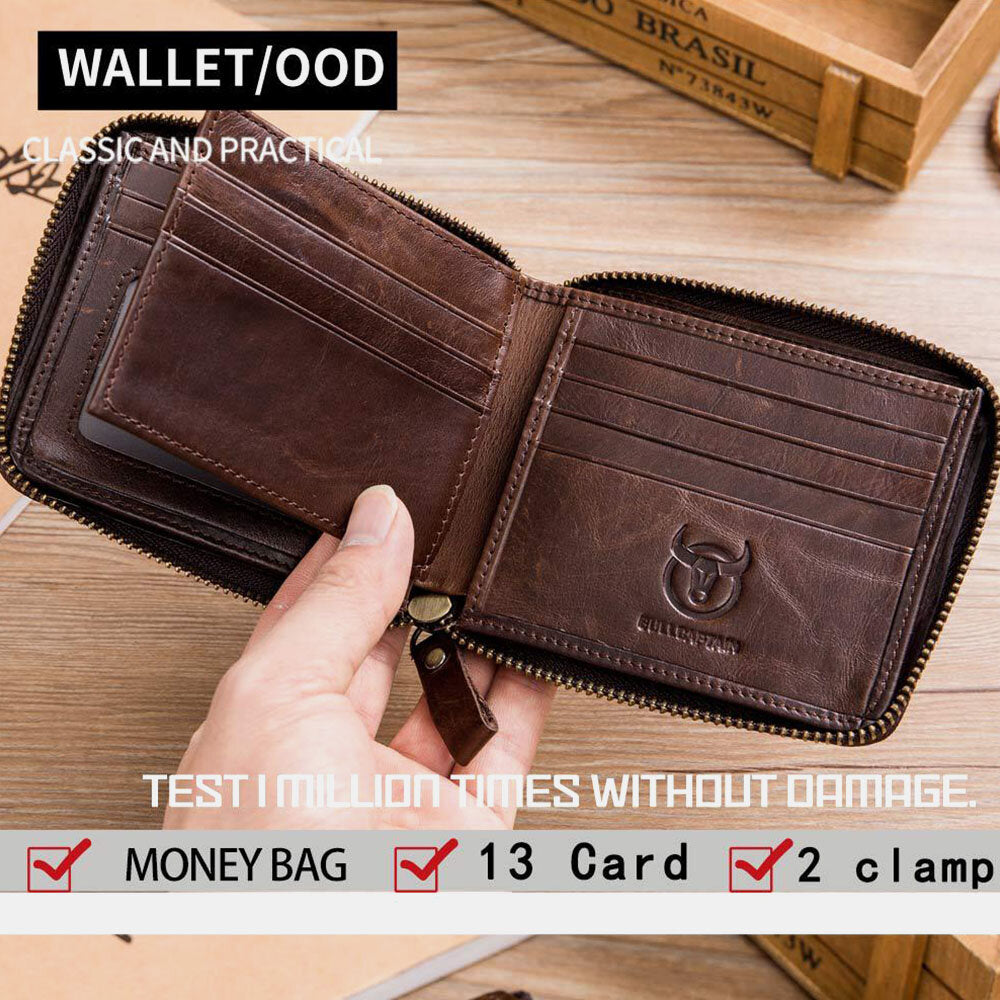 Buy CACHERS Stylish Genuine Leather Men's Wallet/Purse Brown Online at Best  Prices in India - JioMart.