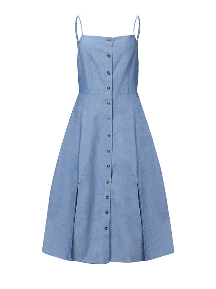 Kaos Sling Denim Kaos Tanpa Lengan Desain Split Midi Wanita Midi – Come4Buy eShop Kaos Sling Denim Kaos Tanpa Lengan Desain Split Midi Wanita Midi – Come4Buy eShop