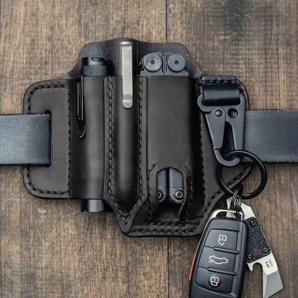 Leather Phone with Belt Clip Sheath Pocket Carrying Pouch Waist Bag coffee