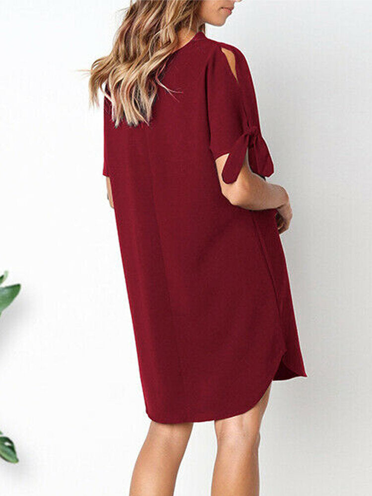 Solid Color Irregular Hem Strap Design Casual Loose Women Midi Dress Come4Buy eShop Solid Color Irregular Hem Strap Design Casual Loose Women Midi Dress Come4Buy eShop