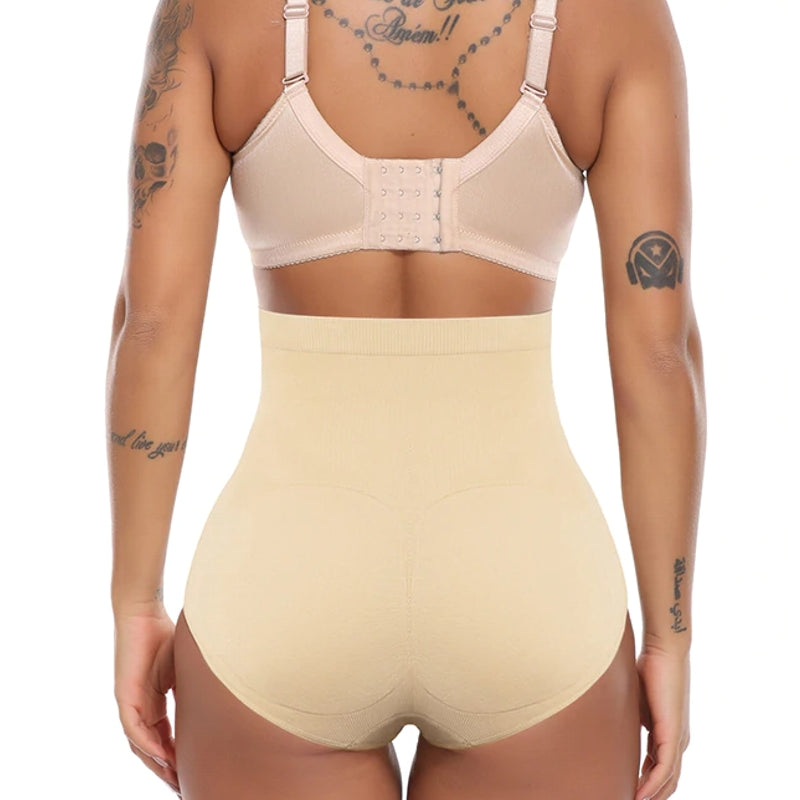 High Waisted Hip Padded Abdomen Shaper With Butt Lifter And Hip