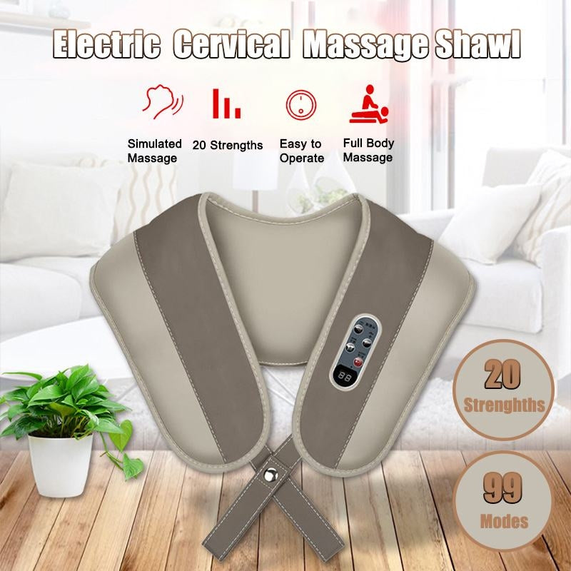 BLAPOXE Body Massager Cervical Massage Shawl for Deep Tissue Relief An