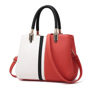 Elegant Contrast Color Simple Fashion Handbag Single Shoulder Oblique