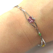 BL521A Bracelet fin en cristal de couleur - Come4Buy eShop